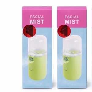Orbit Innovations Portable Nano Facial Mist Sprayer 25ml Green 2 Pack New